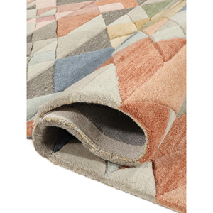 Alfombra de diseño nórdico de lujo hecha a mano multicolor, pedido personalizado, opciones a granel disponibles para uso en sala de estar o mezquita - Product Image 5