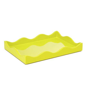Elegant Scalloped Lacquer <b>Tray</b> Decorative Food Serving <b>Trays</b> <b>for</b> Kitchen Home Accessories and <b>Decor</b> made in Vietnam - Product Image 1