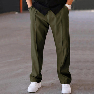 Pantalones Deportivos de Hombre con Cintura Elástica, Estilo Casual, de Alta Calidad, Pantalones Jogger Acampanados - Product Image 1