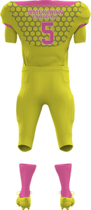 ชุดฟุตบอลอเมริกันสำหรับเด็กเยาวชนชุดเครื่องแบบฟุตบอลดีไซน์แบบซับลิเมชันเต็มแพ็ก - Product Image 3