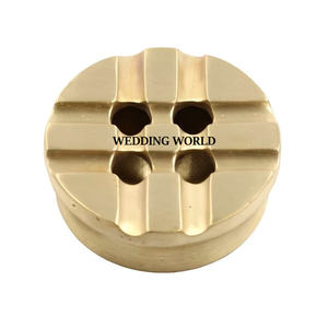 Cendrier en métal fini personnalisé meilleure vente de cendrier de créateur fait main forme carrée vente en gros cendrier en métal fantaisie - Product Image 5