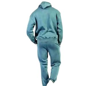 OEM/ODM survêtement 100% coton tissu haute qualité tissu hommes survêtement lavage à l'acide impression unisexe survêtements survêtement 2026 - Product Image 6