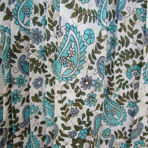 Robe d'été décontractée pour femmes de grande taille Mini robe maxi à imprimé floral bleu Bouton à manches longues régulier Prom naturel gratuit - Product Image 1