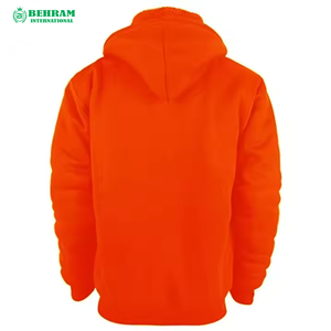 Sweat-shirts à fermeture éclair unisexes de marque, 100% coton molletonné/éponge française, vêtements décontractés d'hiver, respirants et à séchage rapide - Product Image 2