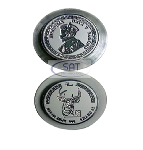SAT personalizado clásico plata moneda troquel moldes oro y plata joyería estampado troqueles hechos de acero para Indonesia Dubai - Product Image 6
