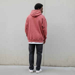 Sudadera con Capucha y Cremallera Bordada de Moda Urbana OEM, Algodón French Terry, Lavado Ácido, Estilo Vintage, Personalizada, Holgada, Lavado a la Piedra - Product Image 2