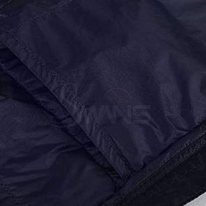 Hot Selling Lightweight Men's Slim Leather Winter Puffer <b>Jacket</b> High Street Casual <b>Mandarin</b> <b>Collar</b> Breathable Full Sleeve Canvas - Product Image 4