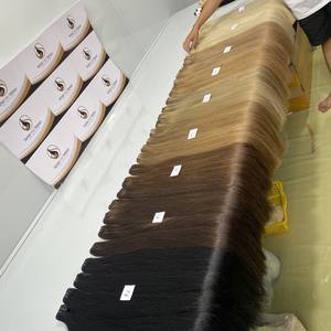 Vente en gros de paquets de cheveux humains vierges, cuticules brésiliennes vierges alignées, tissage de cheveux humains crus en vison - Product Image 2