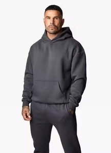 Survêtement pour homme en molleton technique 100% polyester, logo personnalisé 2025, coton, entraînement pour homme, jogging, taille plus - Product Image 3