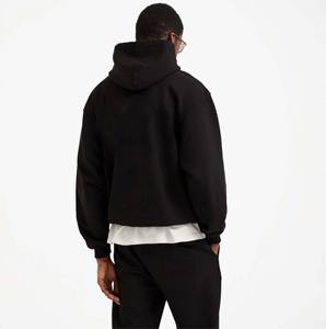 Diseño personalizado Fleece Acid Wash Hoodie Diseño personalizado DTF Hoodies para hombres Serigrafía Color sólido Mezclado Hombres Hoodies - Product Image 1