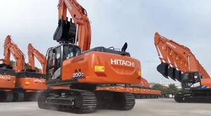 Excavadora hidráulica Hitachi con sistema hidráulico, en stock - Product Image 2