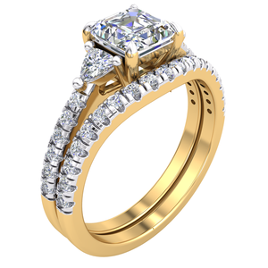 Elegante anillo clásico de oro de 14 quilates para mujer 1.61Cts VS Clarity Lab Grown EF Color Diamond Jewelry Lujoso anillo clásico certificado IGI - Product Image 1