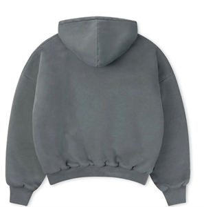 Meilleure vente Pull à capuche brodé de logo de qualité Conception d'épaule tombante pour l'hiver Marque privée Prix bas du fabricant - Product Image 2