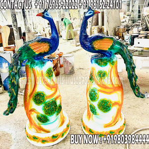 Radha Krishna Statue pour passerelle de mariage Meilleur mariage Radha Krishna Sculptures Dernières Statues de fibre de mariage pour passerelle - Product Image 2