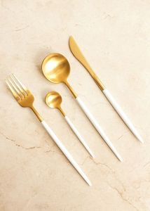 Juego de Cubiertos de Alta Calidad para Bodas, Compra al por Mayor, Cuchillos, Tenedores y Cucharas de Oro Rosa para Banquetes, Hoteles y Uso Doméstico - Product Image 5