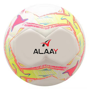 Alaay เครื่องเย็บเย็บติดด้วยวัสดุ PU เงาวาวพร้อมโลโก้พิมพ์ลูกฟุตบอลขนาด5อย่างเป็นทางการสามารถปรับแต่งได้ - Product Image 1