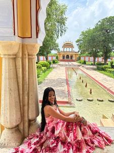 เดรสแม็กซี่ลำลองลายมาร์เวล คอวี ผ้าฝ้ายบางเบา ใส่สบาย เหมาะกับฤดูร้อน ทรงเอวธรรมชาติ ไซส์พลัส สำหรับใส่คลุมชายหาด - Product Image 5