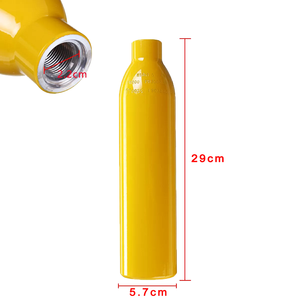 Cylindre en aluminium 0,5 L 0,67 kg, mini-bouteille de plongée, bouteille d'air portable, valve DIN G5 8 - Product Image 6