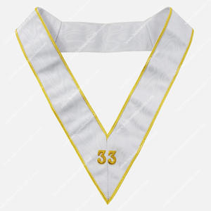 AASR bordado a mano 33 grados Collarette accesorio de ropa para ropa - Product Image 1