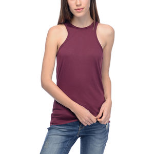 เสื้อกล้ามผ้าฝ้ายระบายอากาศได้ดีสำหรับผู้หญิงเสื้อกล้ามใส่เล่นยิมแบบลำลองผ้าเจอร์ซีย์ดีไซน์สายเดี่ยว/เสื้อกล้ามที่ยอดเยี่ยมพร้อมการตกแต่งแบบปัก - Product Image 5