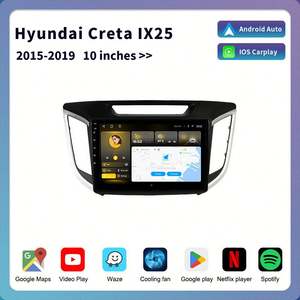 Lecteur d'autoradio Applicable à Hyundai Ix25 Hyundai Ix25 Car Android Grand écran Navigateur Wireless CarPlay - Product Image 2