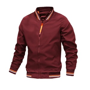 Custom Logo <b>Bomber</b> <b>Jacket</b> <b>Lightweight</b> Casual Streetwear Outerwear for Men <b>Women</b> Fashion and Daily Wear - Product Image 1