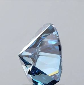 Venta al por mayor Azul 2 quilates VVS corazón corte laboratorio cultivado diamantes sintéticos con certificado IGI - Product Image 2