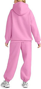 Dessin Élastique Plus Size Blank Hoodie and Jogger Sweat pantalon Set Sweat suit Jogging Oversized Suit Oversized - Product Image 4