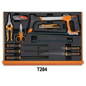 BETA Surtido de 104 herramientas universales en bandejas termoformadas ABS Juegos de herramientas versátiles - Product Image 5