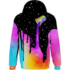 เสื้อฮู้ดพิมพ์ลายอนิเมะโอเวอร์ไซส์ชายและหญิงผ้าโพลีเอสเตอร์ซักแบบสวมหัวพิมพ์ลาย3D โลโก้ได้ตามต้องการ - Product Image 1