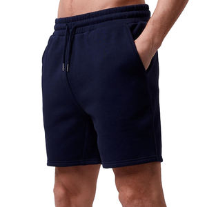 Pantalones Cortos Deportivos de Felpa Francesa de Algodón Grueso para Invierno, Varios Colores, para Hombre, Estilo Jogger, Lavado Ácido, Venta al Por Mayor Personalizada OEM - Product Image 4