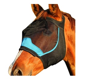 ที่มีคุณภาพสูงม้าบินหน้ากากสำหรับม้าหน้ากากใบหน้าที่มีหูใบหน้าบินหน้ากากสำหรับม้า - Product Image 1