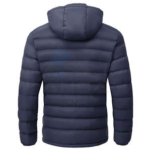 Usine directe hommes couleur bloc hiver doudoune décontracté coupe ample bulle manteau isolé doublure OEM/ODM marque en vrac - Product Image 2