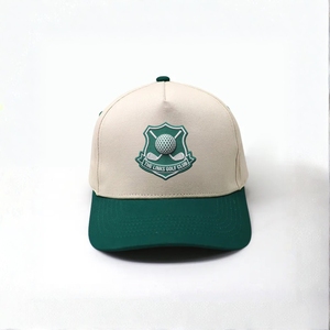 Gorra de Golf Clásica Estructurada Personalizada al por Mayor, de 5 Paneles, con Logotipo Bordado Personalizado en 2D y 3D, Unisex, Cierre Ajustable con Broche - Product Image 1