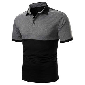 Polos de manga corta de algodón 100% para hombre, logotipo OEM personalizable, colección de verano de color sólido de talla grande - Product Image 1
