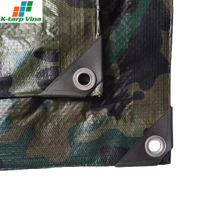 ผ้าใบกันน้ำเคลือบ PE ลายพรางแบบเรียบ คุณภาพพรีเมียม สำหรับขายส่ง หนา ทนทาน เป็นมิตรกับสิ่งแวดล้อม ป้องกันการเสียดสี - Product Image 2