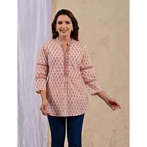 Blusa Elegante Blanca de Algodón Butti para Mujer con Estampado Floral, Logotipo Bordado, Botones Frontales y Decoración de Encaje - Disponible en Talla XL - Product Image 3