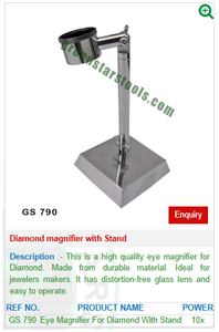 Lupa de diamante con soporte GS 790 Herramientas de joyería para herramientas de joyería - Product Image 2