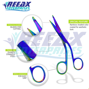 Faire propre meilleur fournisseur en acier inoxydable bonne vente soins des plaies utiliser des ciseaux à pansement chirurgical par REEAX ENTREPRISES - Product Image 2