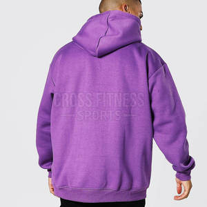 Sudaderas con capucha de gran tamaño hechas a medida lisas de alta calidad para hombres Nuevo diseño 100% algodón para hombres Sudadera con capucha de gran tamaño - Product Image 3