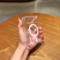 Coque de téléphone magnétique transparente 2026 pour iPhone Duo en stock – Étui transparent pour iPhone Duo – Fundas pour téléphone