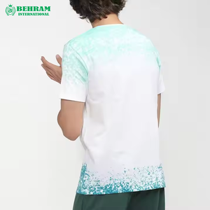 Servicio OEM/ODM, Camiseta Henley de Manga Regular, Corte Holgado, Estilo Casual, 100% Algodón, Ecológica, Anti-Pilling, para Hombre - Product Image 3