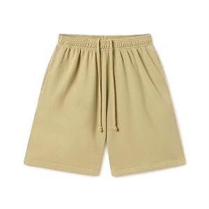 Shorts de qualité, saison d'automne, en molleton de coton français, livraison rapide, shorts pour hommes, fabriqués en molleton 100% coton - Product Image 1