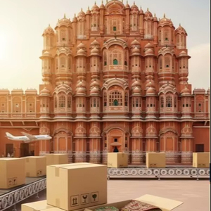 Servicio de mensajería exprés de Jaipur a Reino Unido, entrega pagada, seguro de puerta de aire, 24/7, compatible con la responsabilidad del comprador, disponible de forma gratuita - Product Image 1