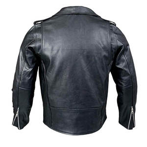 Veste en cuir de moto durable pour hommes, manches longues à fermeture éclair, meilleure vente, nouveauté, sport personnalisé, imperméable, coupe-vent et respirant - Product Image 4
