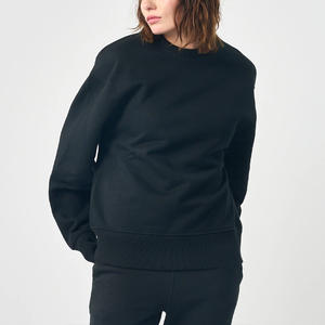 Sudadera para mujer con logotipo personalizado y opciones de bordado estampado, Jersey cómodo diseñado para uso diario y moda informal - Product Image 3