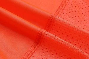 Maillot d'entraînement de football orange personnalisé, respirant, en maille, léger, vêtements de sport pour équipe athlétique - Product Image 5