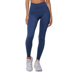 Nouveaux produits Leggings taille haute avec poches coton femmes Fitness Butt Lift Yoga leggings pour femmes logo personnalisé - Product Image 3