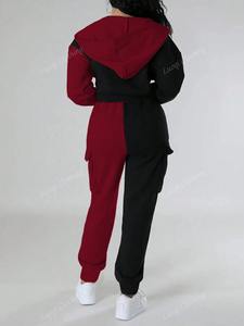 Tracksuit Women Hoodie and Pants <b>Two</b> <b>Piece</b> <b>Lounge</b> Wear Fashion Outfit Wholesale Clothing Supplier - Product Image 5