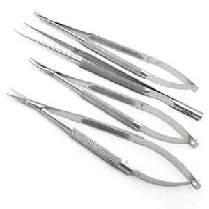 ชุดกรรไกรผ่าตัดไมโคร4ชิ้นโดยเครื่องมือแพทย์พร้อมวัสดุสแตนเลส - Product Image 1